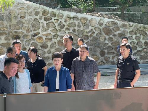 市领导调研十三陵水库流域河长制及防汛工作